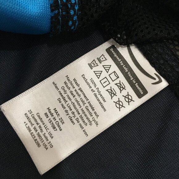 Amazon Blue Employee Uniform Vest Unisex Sleeveless Zip Up Size 2XL/3XL - Picture 5 of 8